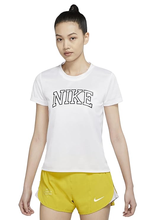 Nike Women's Solid Regular Fit Shirt